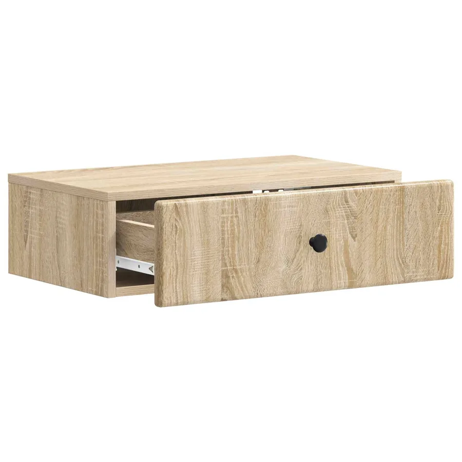 Table d'appoint murale Chêne Sonoma 59 x 34,5 x 17 cm - 4