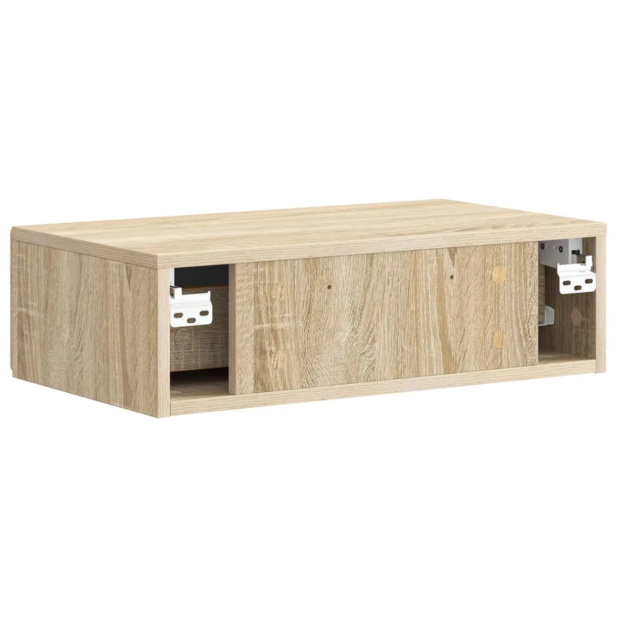 Table d'appoint murale Chêne Sonoma 59 x 34,5 x 17 cm - 7