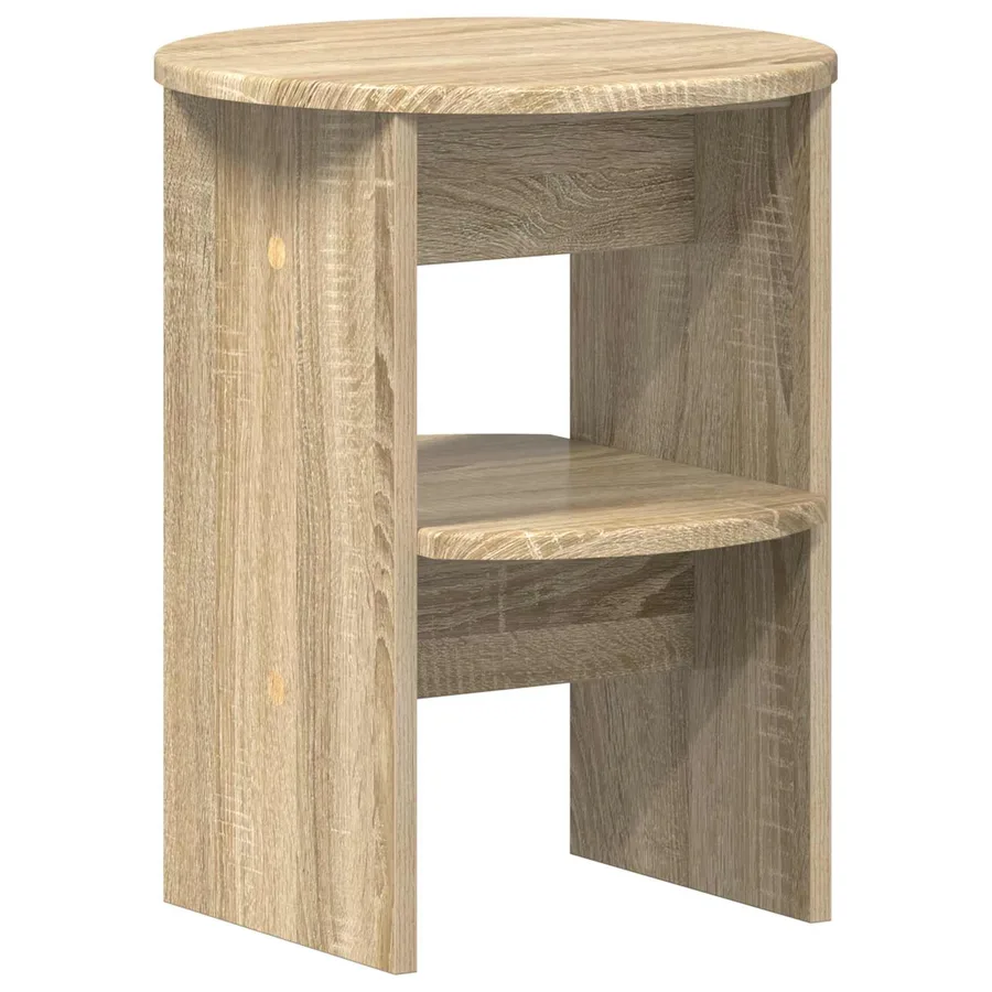 Meuble d'appoint Chêne Sonoma Ø40 x 50 cm Bois d’ingénierie - 2