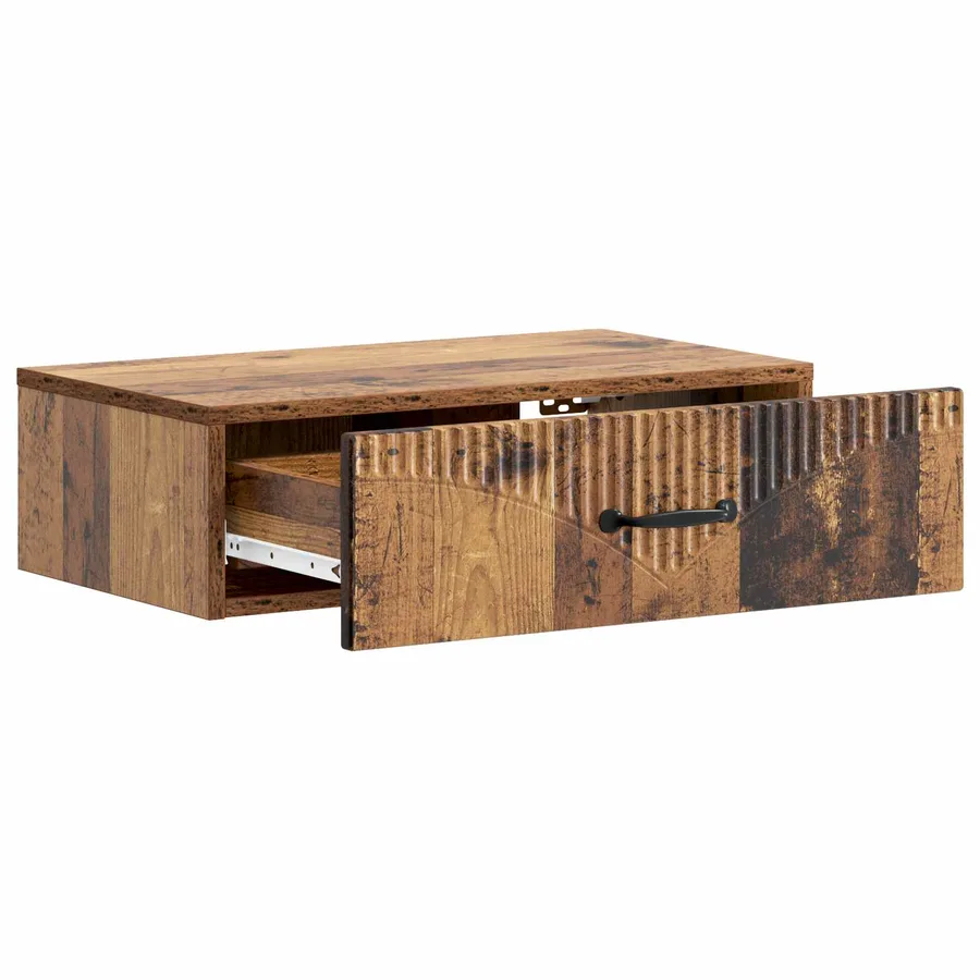 Table d'appoint murale Bois ancien 59 x 34,5 x 17 cm - 4