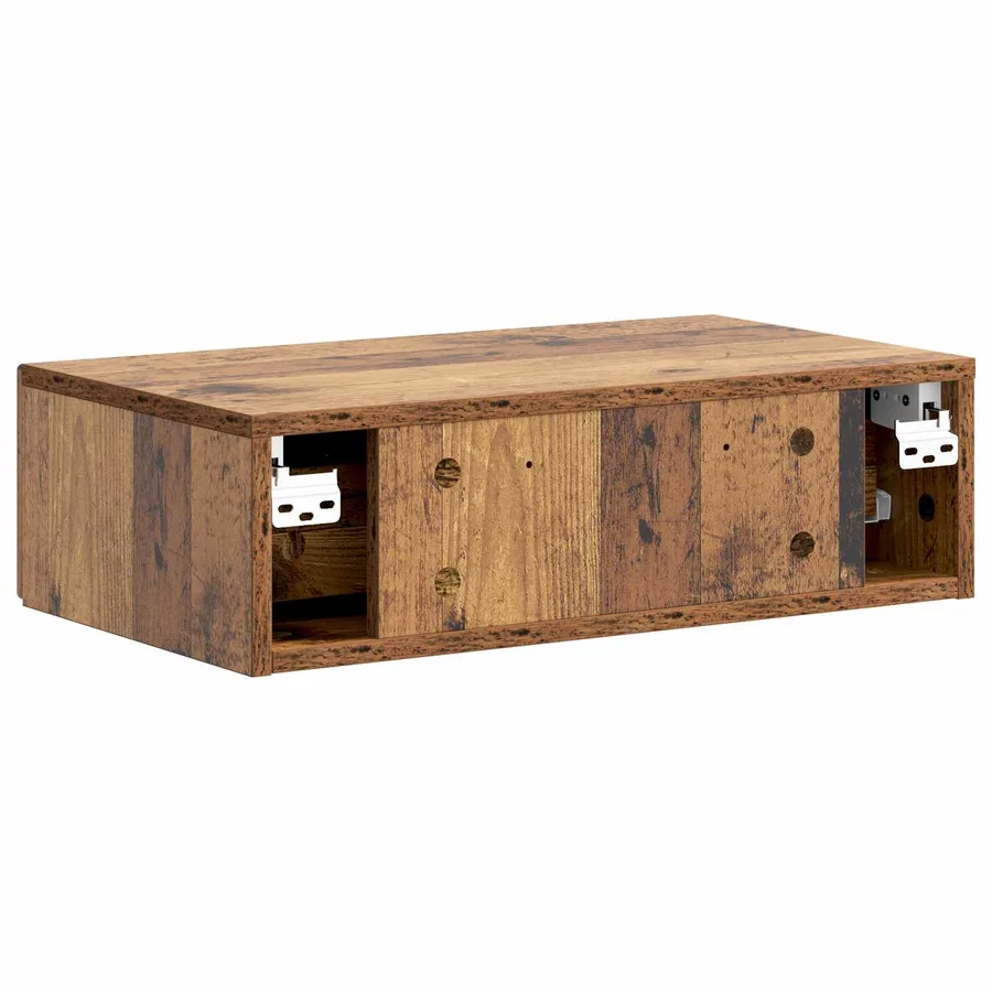 Table d'appoint murale Bois ancien 59 x 34,5 x 17 cm - 7