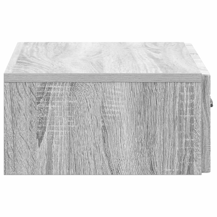 Table d'appoint murale Sonoma gris 59 x 34,5 x 17 cm - 6