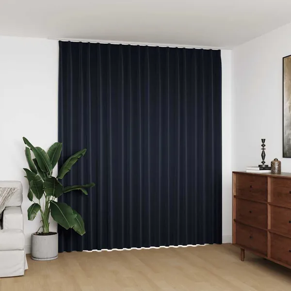 Rideau occultant avec crochets Anthracite 290x245 cm