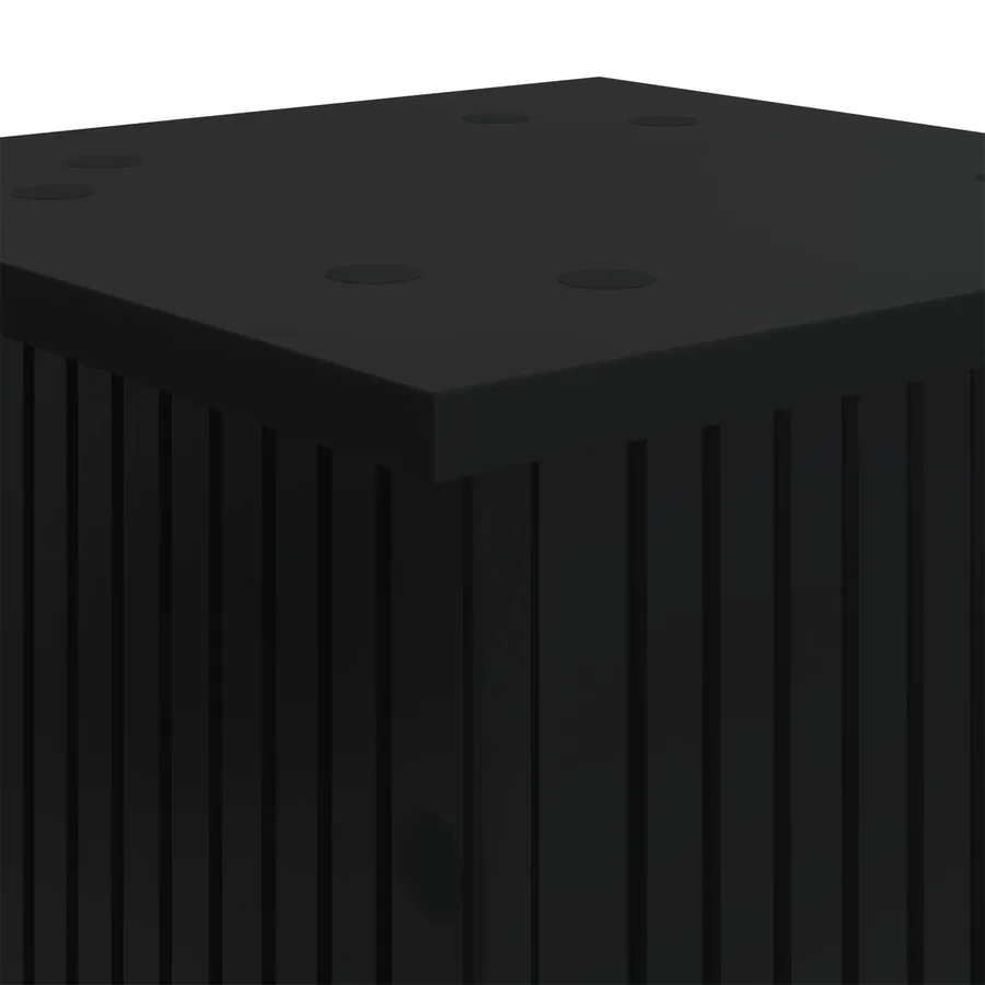 Support de Plante 2 pcs Noir 30,5 x 30 x 43 cm - 9