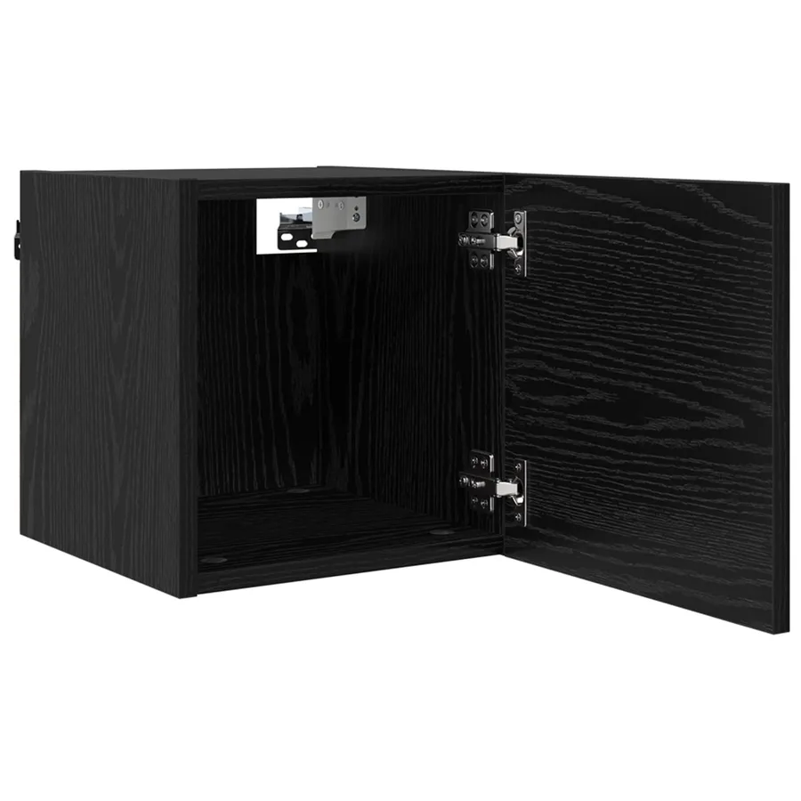 Meuble TV mural 4 pcs Chêne noir 30,5 x 30 x 30 cm - 4