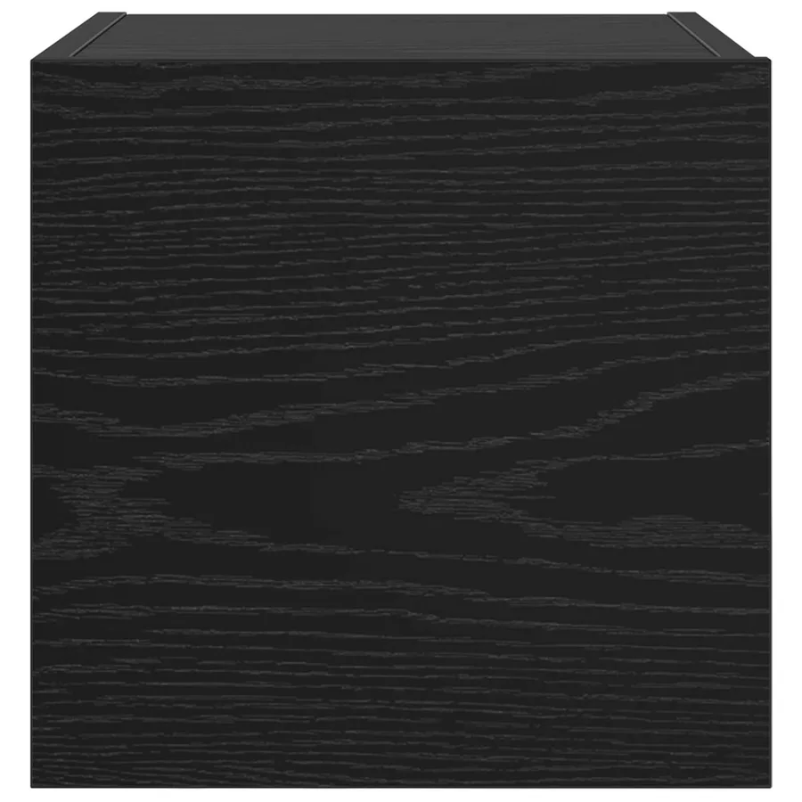 Meuble TV mural 4 pcs Chêne noir 30,5 x 30 x 30 cm - 5