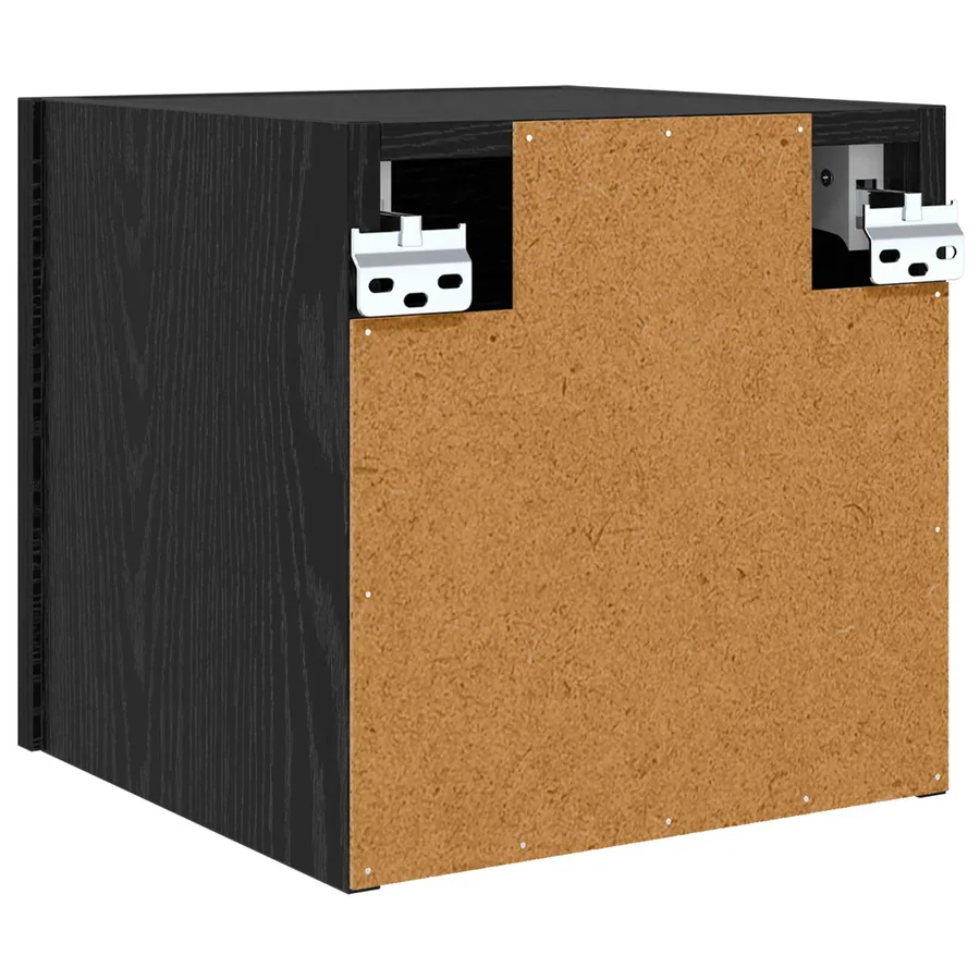 Meuble TV mural 4 pcs Chêne noir 30,5 x 30 x 30 cm - 7