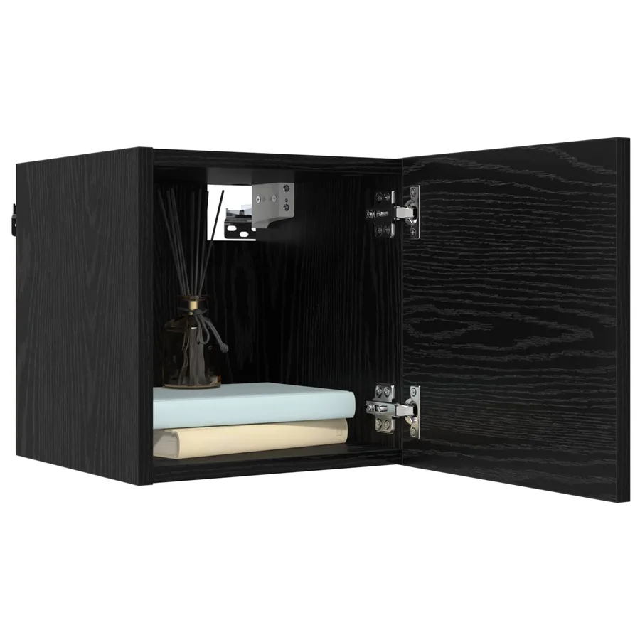 Ensemble meuble TV 8 pcs 80 x 30 x 30 cm Chêne noir - 6