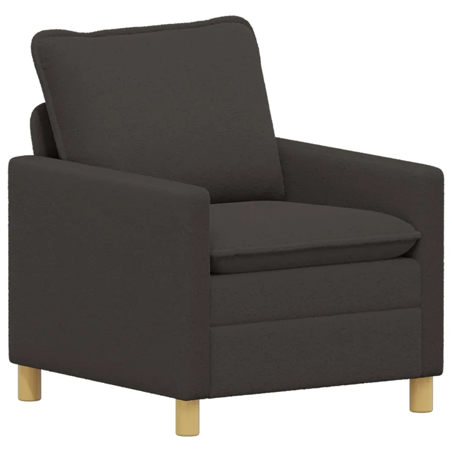 Canapé Gris foncé 76 x 81 x 87,5 cm Tissu - 2