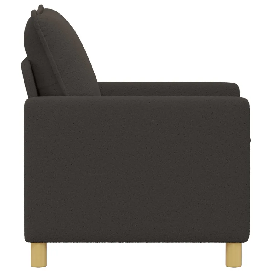 Canapé Gris foncé 76 x 81 x 87,5 cm Tissu - 4