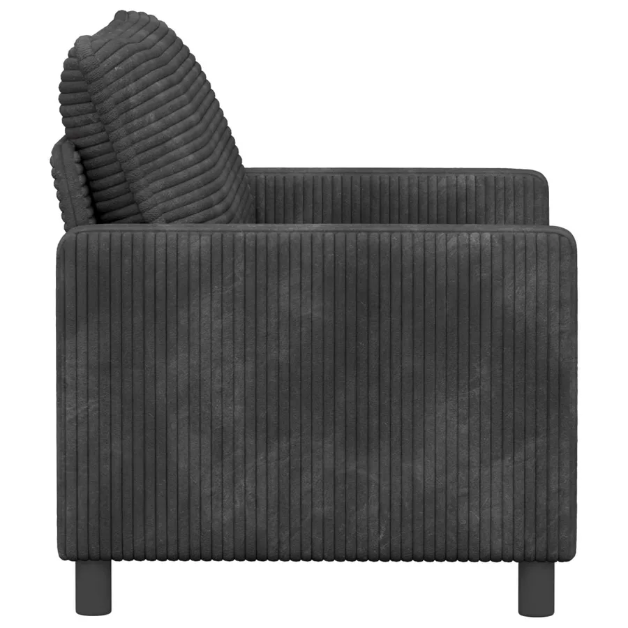 Canapé Gris foncé 126 x 81 x 87,5 cm Polyester - 4