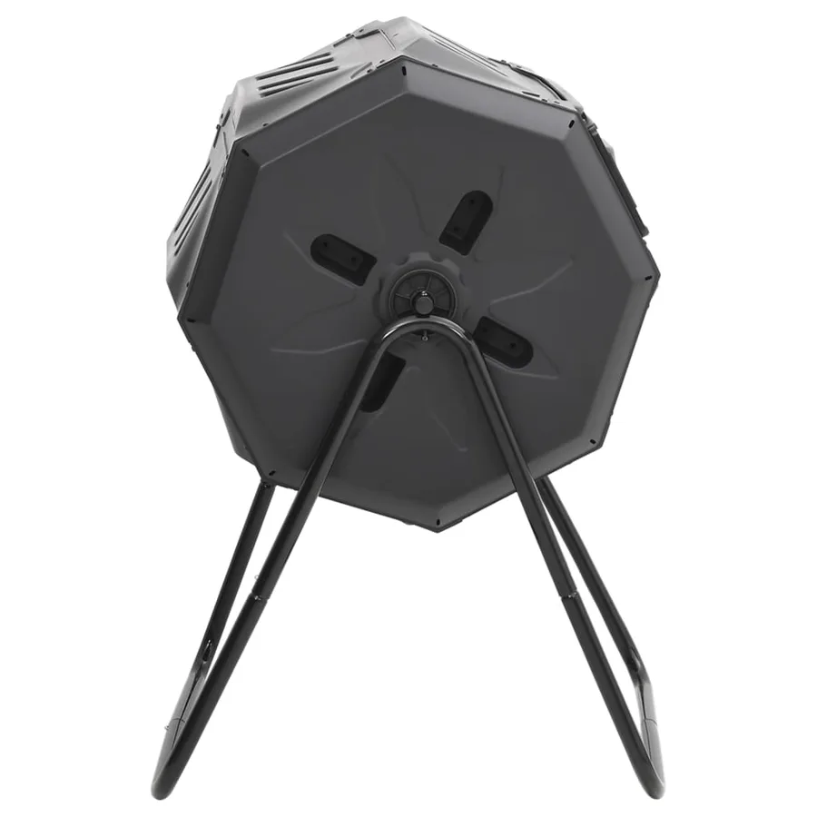 Bac à compost de jardin Noir 73x64x95 cm 160 L - 3