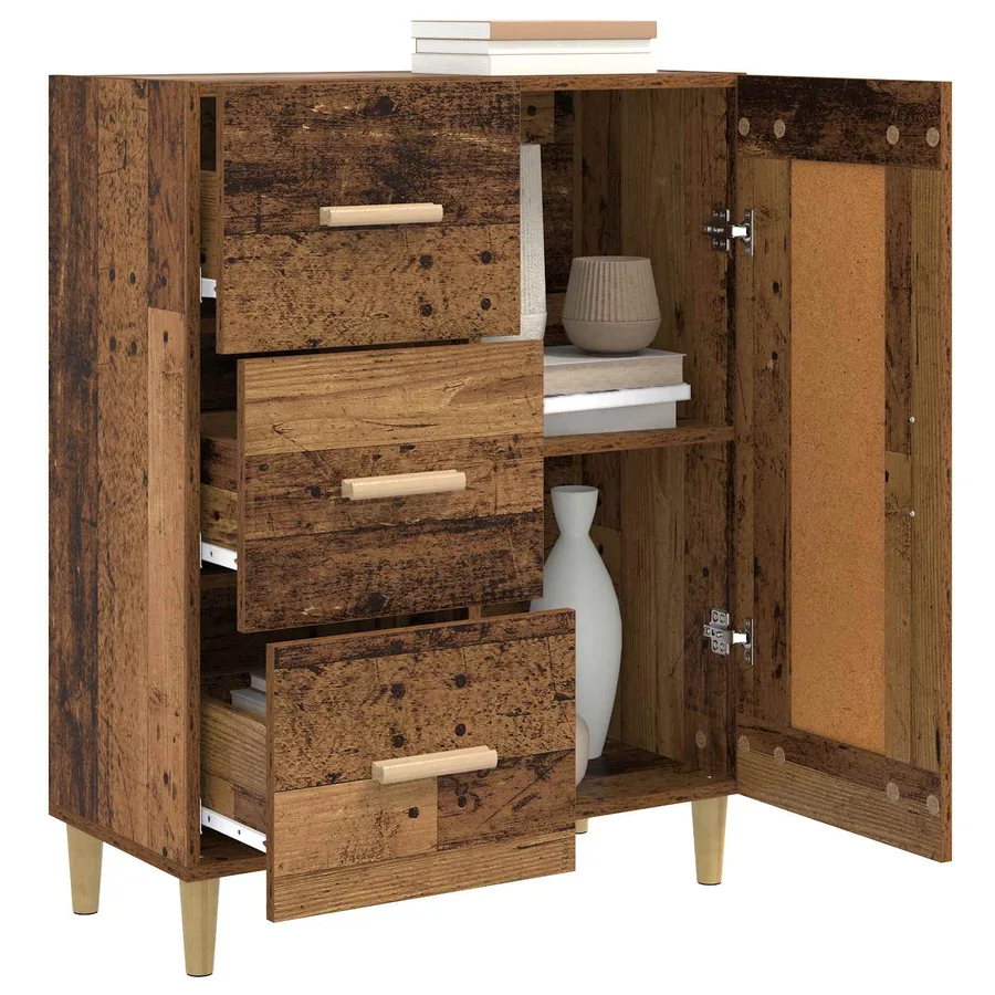Buffet Bois ancien 69,5 x 34 x 90 cm Bois d'ingénierie - 2