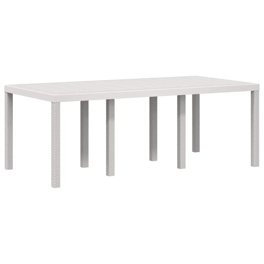 Ensemble de salle à manger pour jardin avec coussin 7 pcs PP - 5