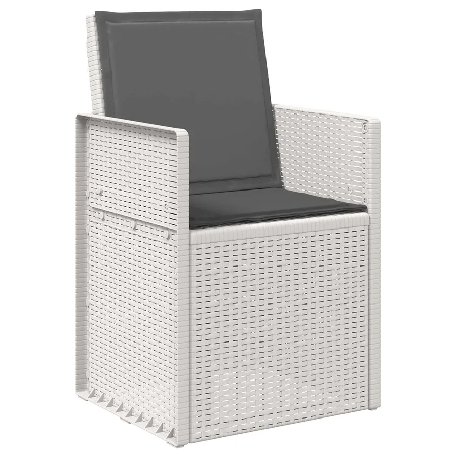 Ensemble de salle à manger pour jardin avec coussin 7 pcs PP - 6