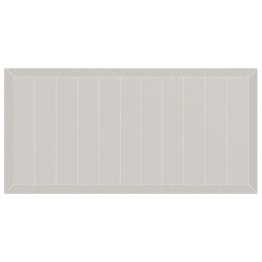 Ensemble de salle à manger pour jardin avec coussin 7 pcs PP - 7