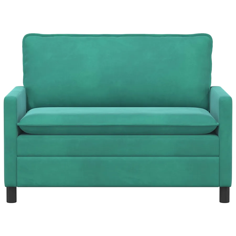 Canapé Turquoise 126 x 81 x 87,5 cm Velours - 3