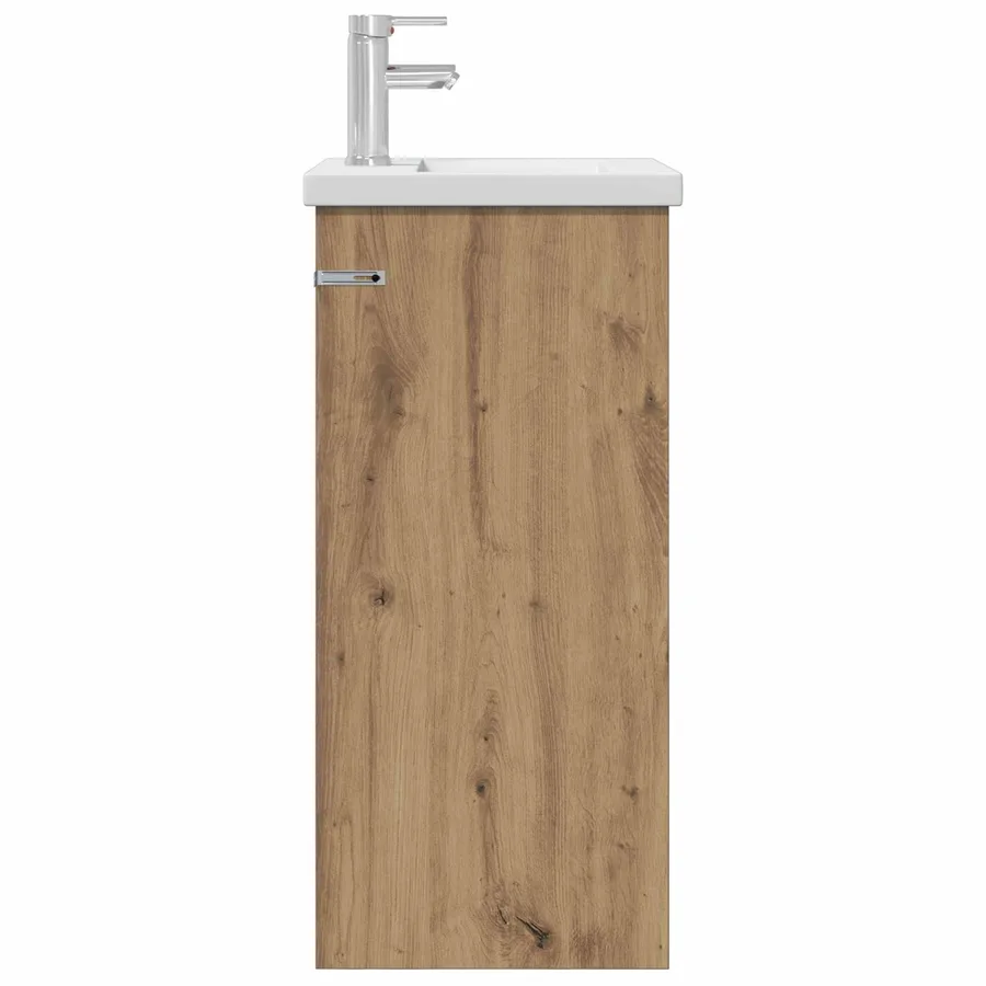 Meuble de salle de bain avec évier Chêne artisanal - 4