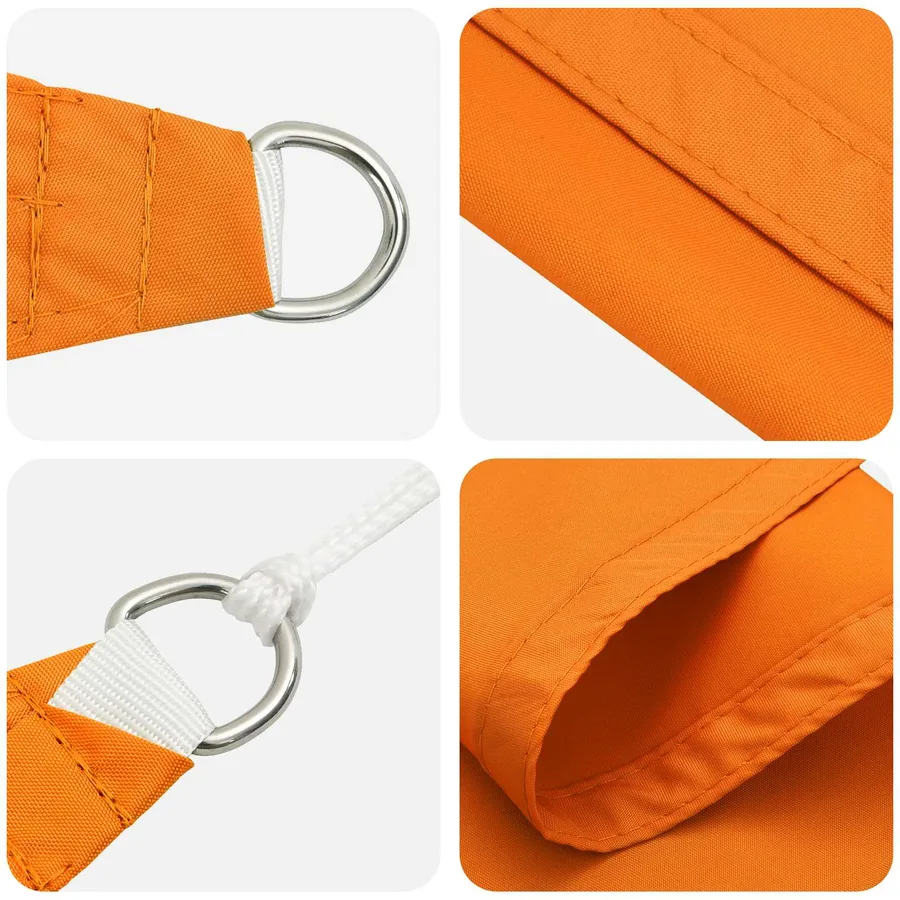 Voile d'ombre Orange 6 x 2 m 100 % polyester Oxford - 4