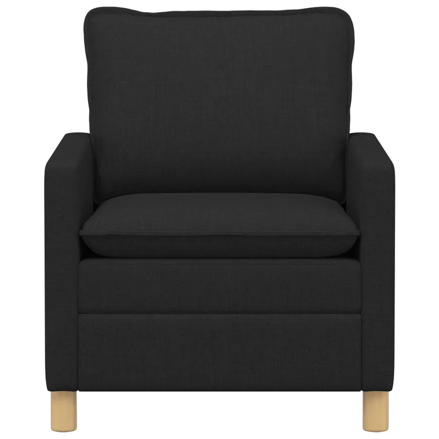 Canapé Noir 76 x 81 x 87,5 cm Tissu - 3
