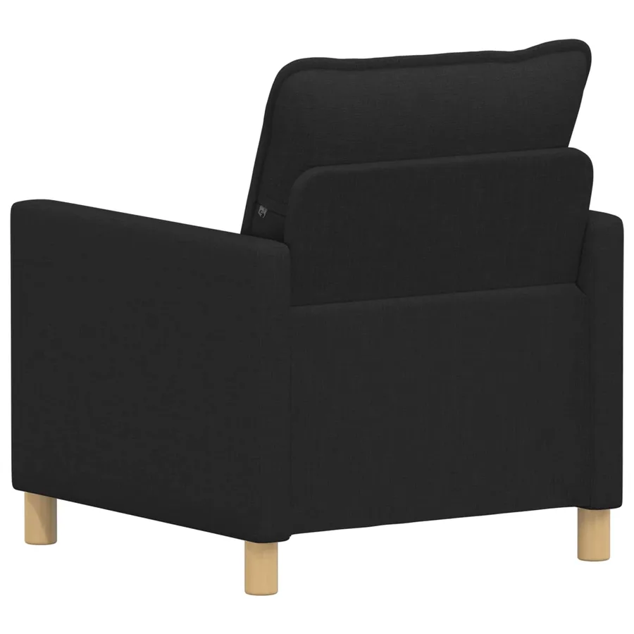 Canapé Noir 76 x 81 x 87,5 cm Tissu - 5