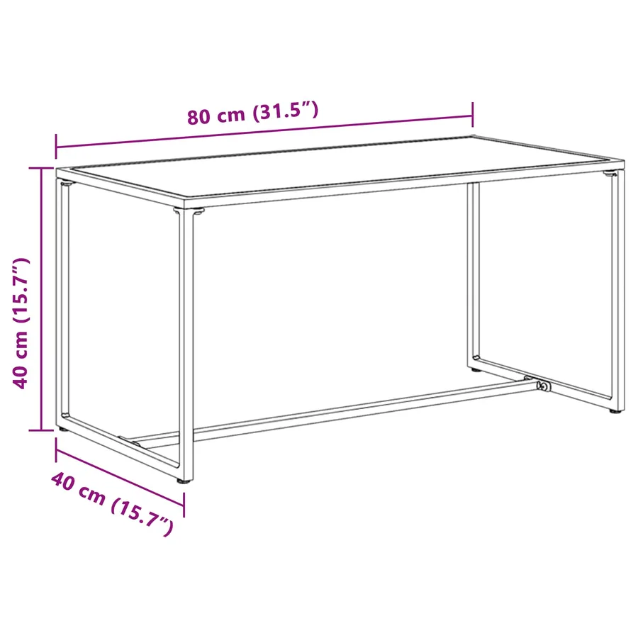 Ensemble de canapé de jardin 3 pcs Noir et anthracite Acier - 10