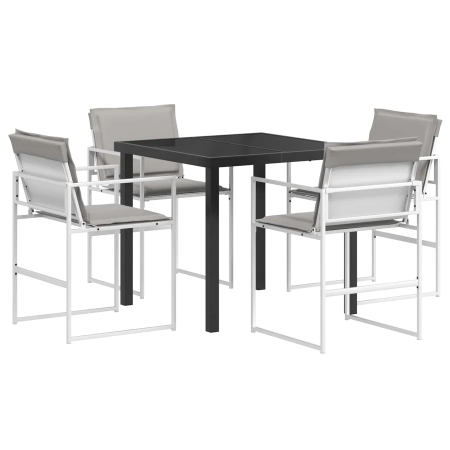 Ensemble de salle à manger pour jardin 5 pcs - 2