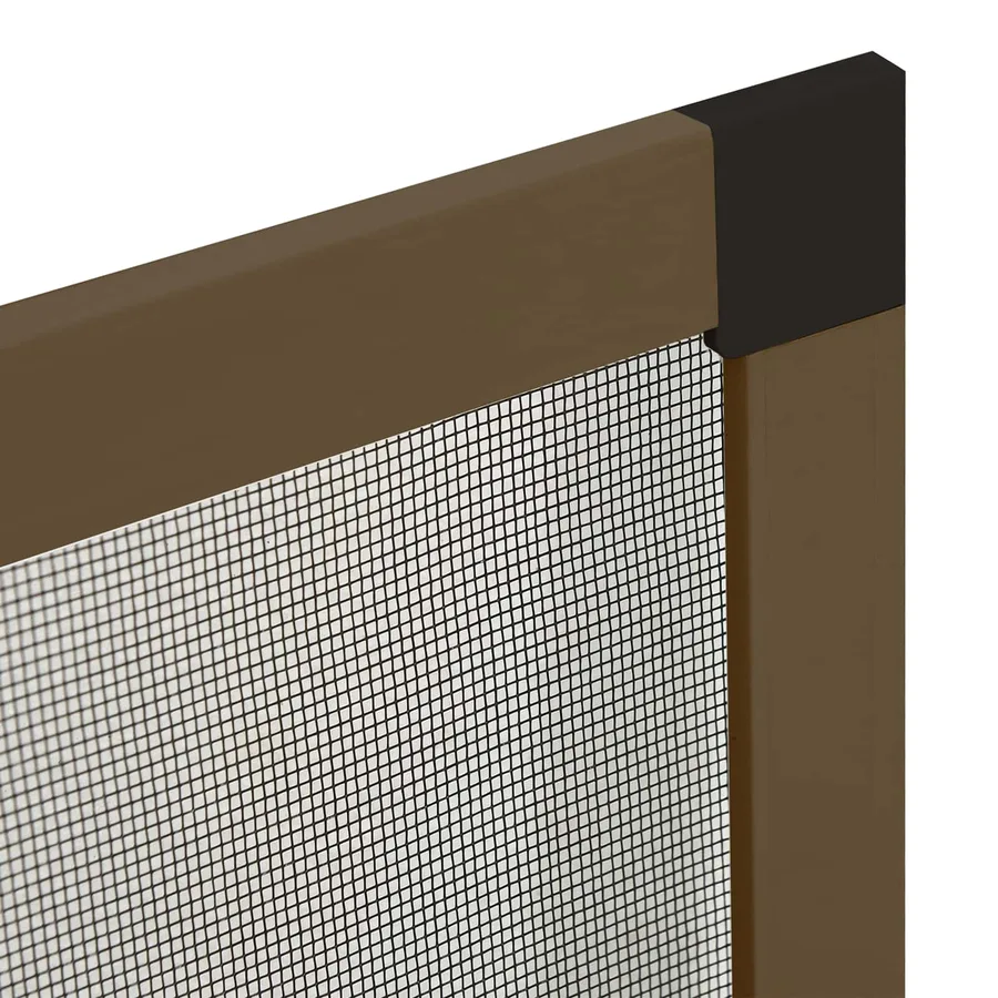 Écran anti-insectes pour fenêtres Marron 120 x 140 cm - 6