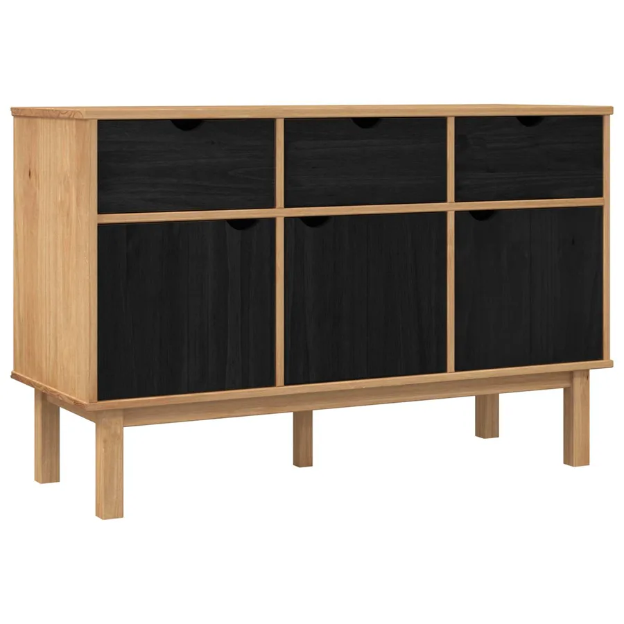 Buffet OTTA Marron et noir 114 x 43 x 73,5 cm - 2