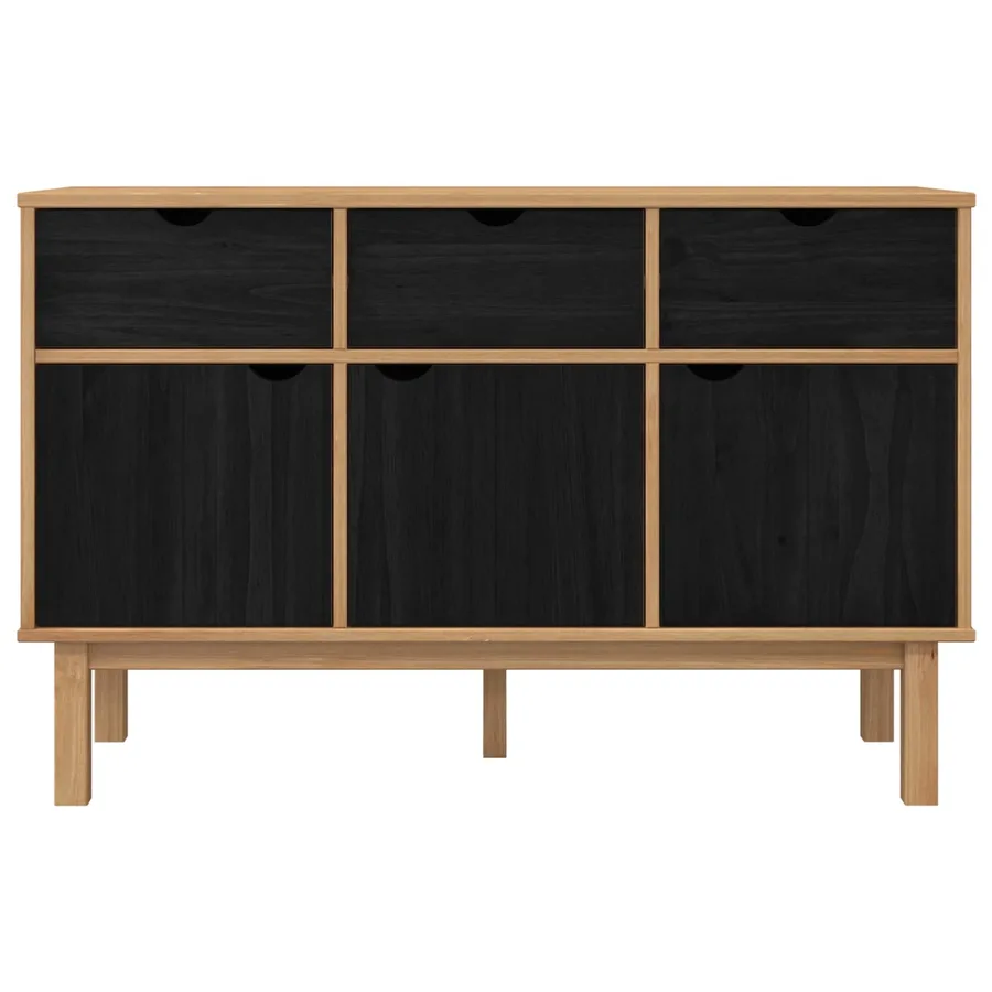 Buffet OTTA Marron et noir 114 x 43 x 73,5 cm - 4