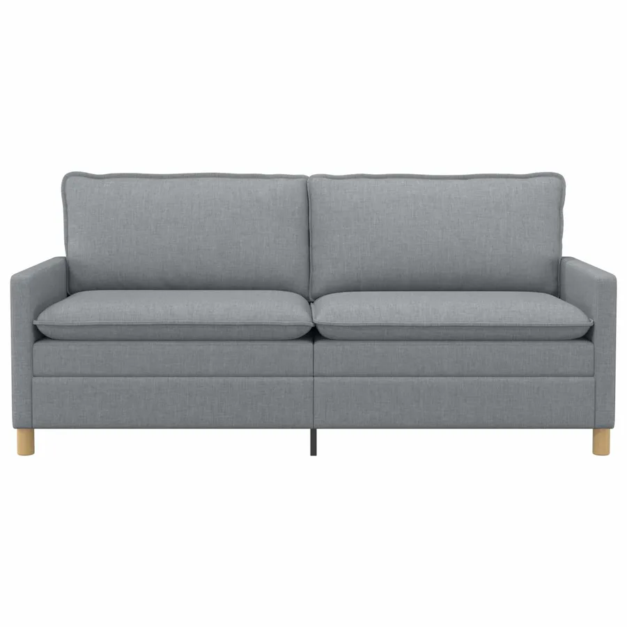Canapé Gris clair 196 x 81 x 87,5 cm Tissu - 3
