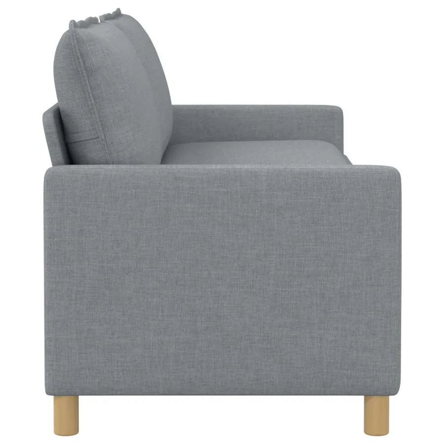 Canapé Gris clair 196 x 81 x 87,5 cm Tissu - 4