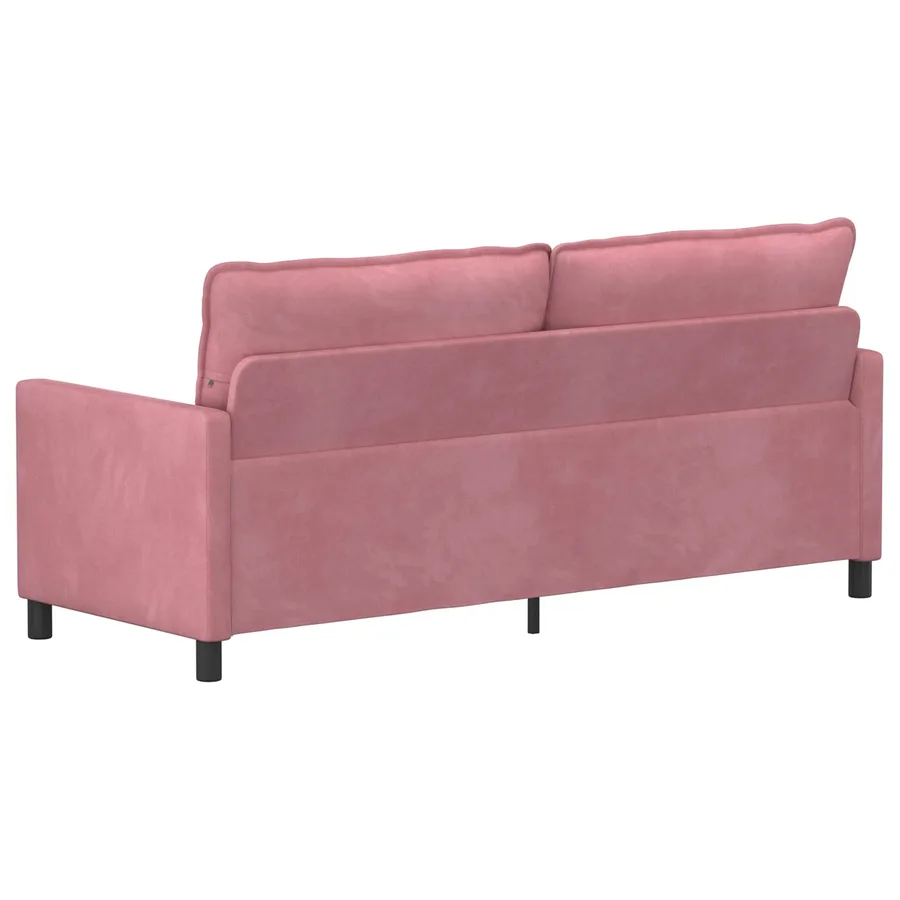 Canapé Rose 196 x 81 x 87,5 cm Velours - 5