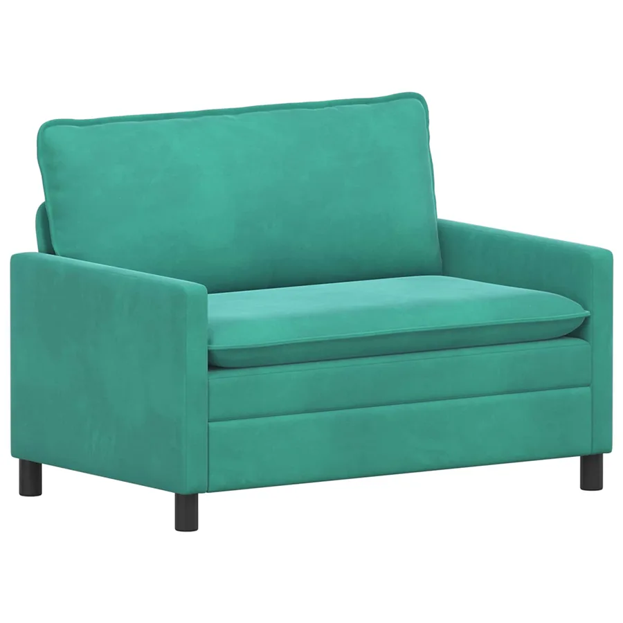 Ensemble de Canapés 2 pcs Turquoise Velours - 4
