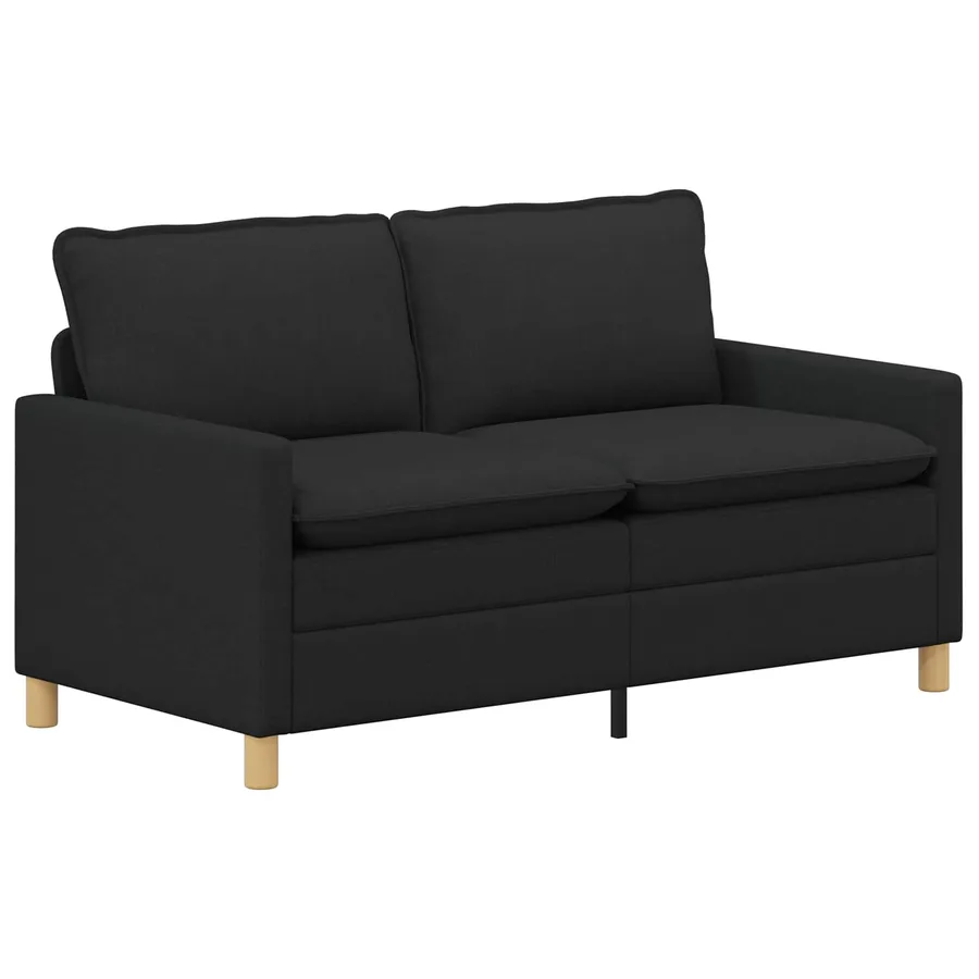 Canapé Noir 156 x 81 x 87,5 cm Tissu - 2