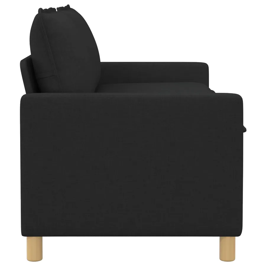 Canapé Noir 156 x 81 x 87,5 cm Tissu - 4