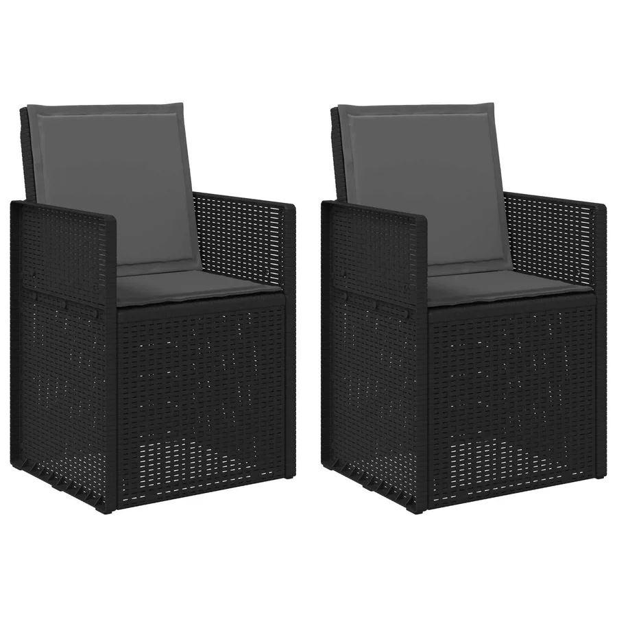 Chaises de jardin salle à manger 2 pcs Anthracite PP - 2
