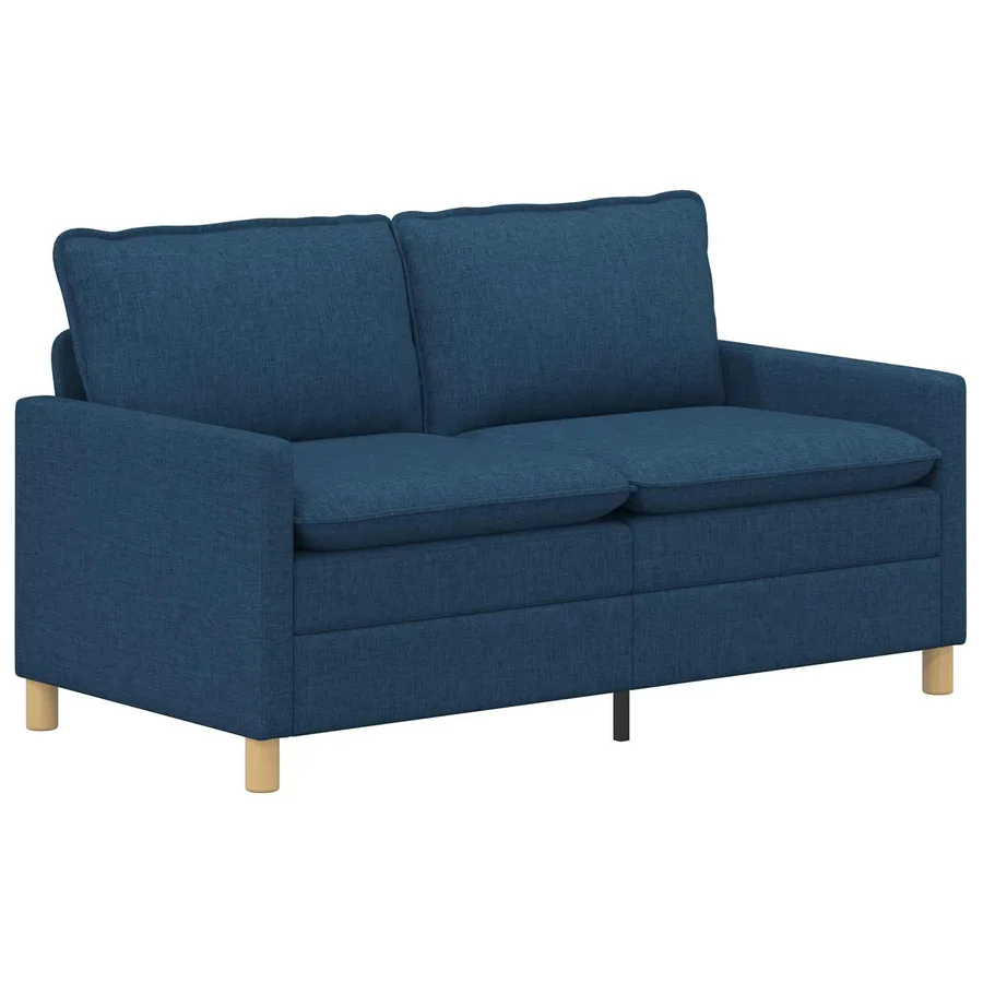 Canapé Bleu 156 x 81 x 87,5 cm Tissu - 2