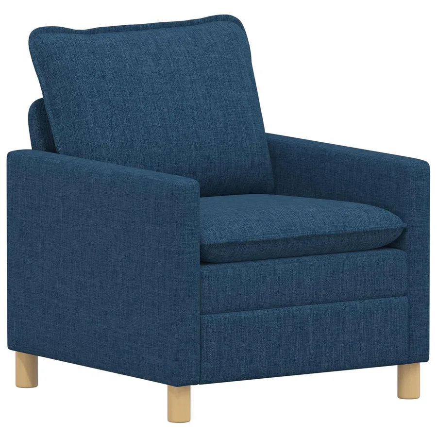 Canapé Bleu 76 x 81 x 87,5 cm Tissu - 2
