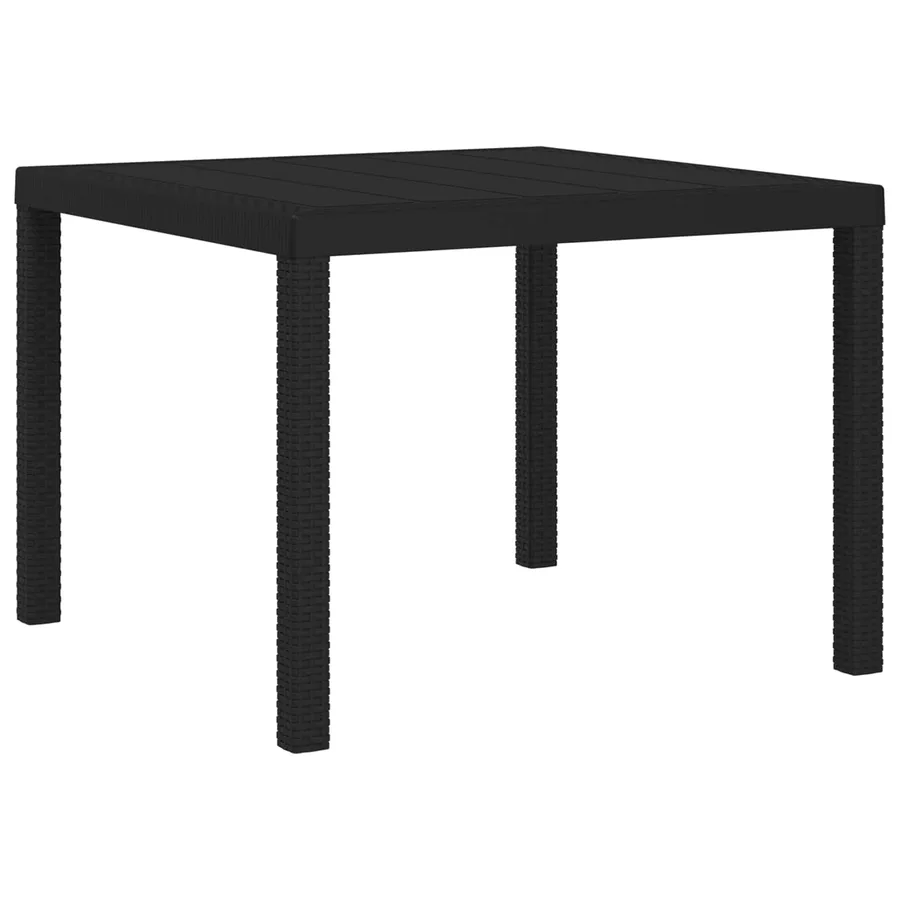 Ensemble de salle à manger pour jardin 3 pcs Anthracite PP - 5