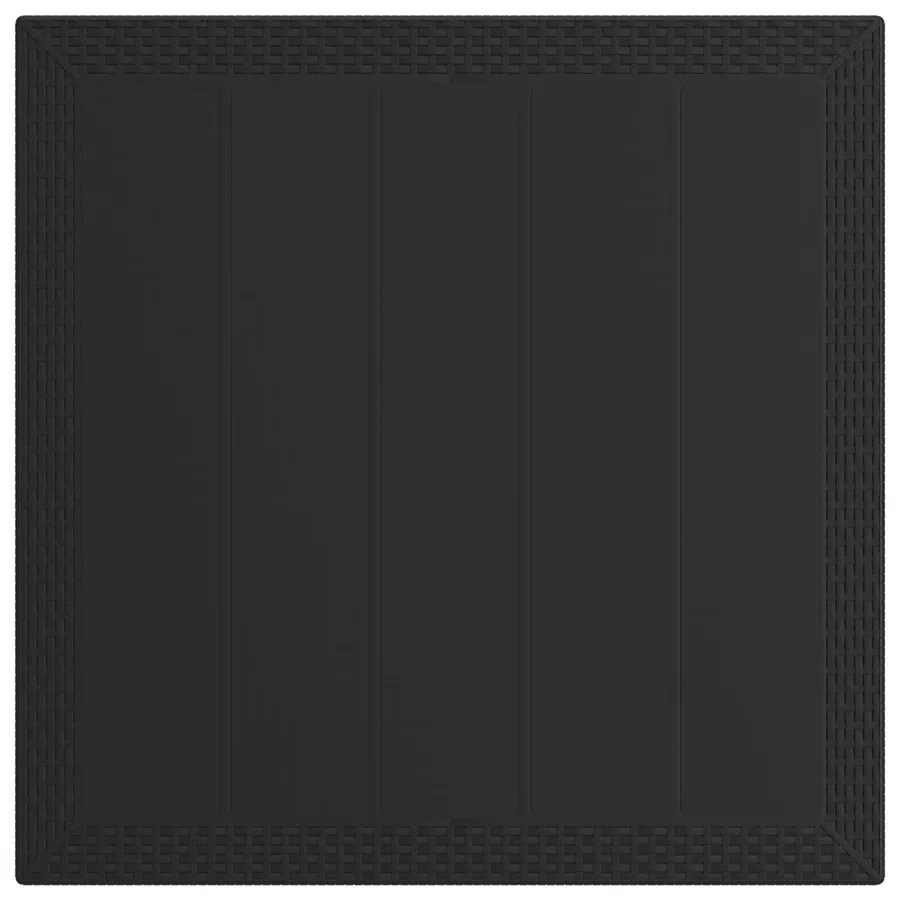Ensemble de salle à manger pour jardin 3 pcs Anthracite PP - 7