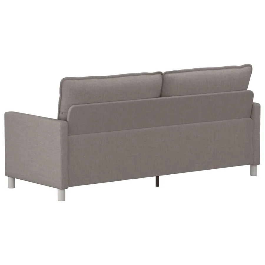 Canapé Taupe 196 x 81 x 87,5 cm Tissu - 5
