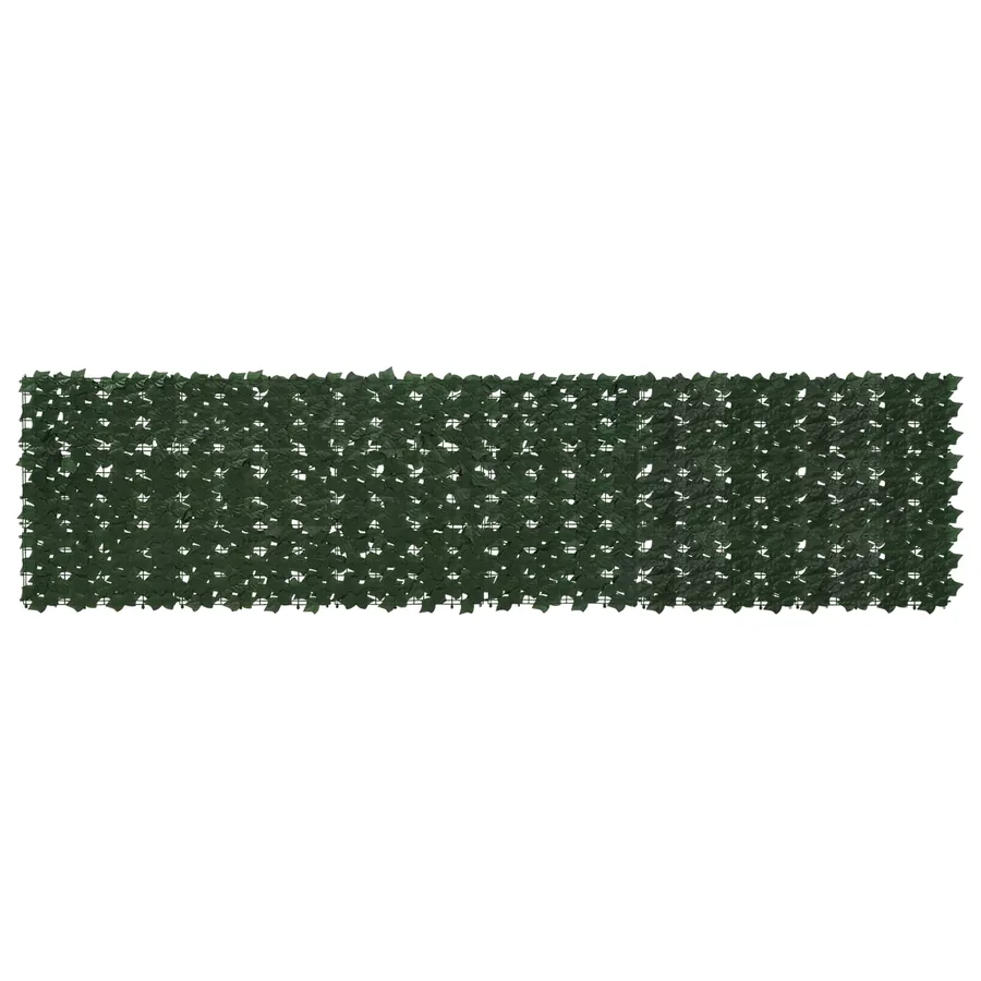 Écran de balcon avec feuilles Vert foncé 300 x 75 cm