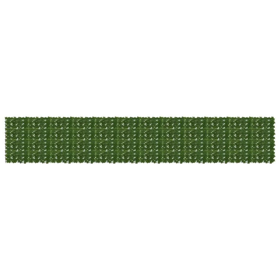 Écran de balcon avec feuilles Vert 600 x 100 cm