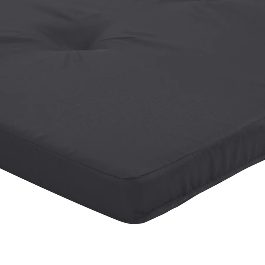 Coussins de chaise longue lot de 2 noir tissu oxford - 10