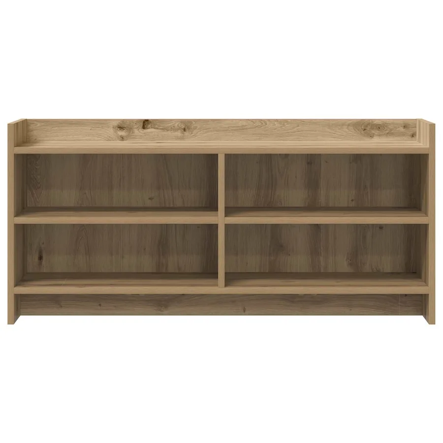 Meuble TV 100 x 33 x 47 cm Chêne artisanal Bois d'ingénierie - 4