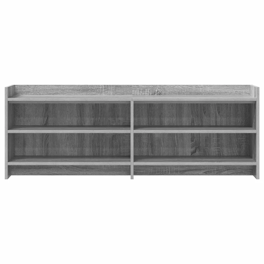 Meuble TV 135 x 33 x 47 cm Sonoma gris Bois d'ingénierie - 4