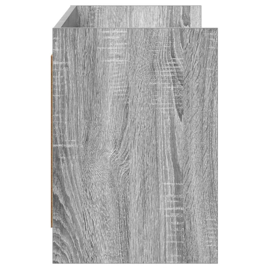 Meuble TV 135 x 33 x 47 cm Sonoma gris Bois d'ingénierie - 5