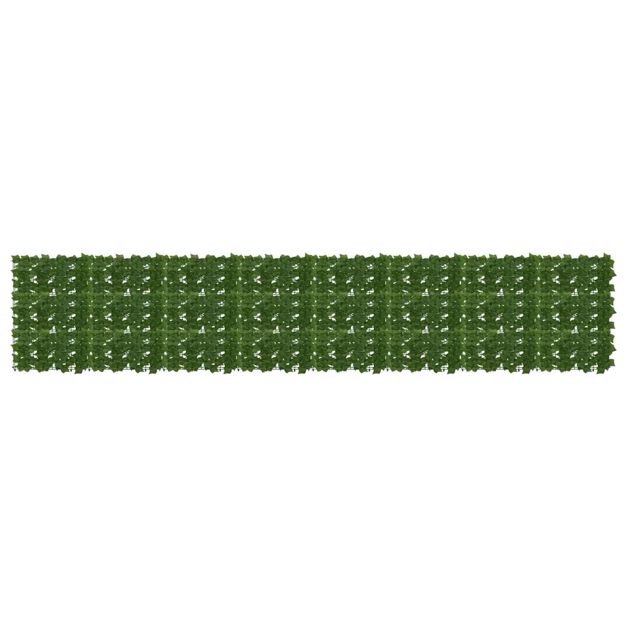 Écran de balcon avec feuilles Vert 400 x 75 cm