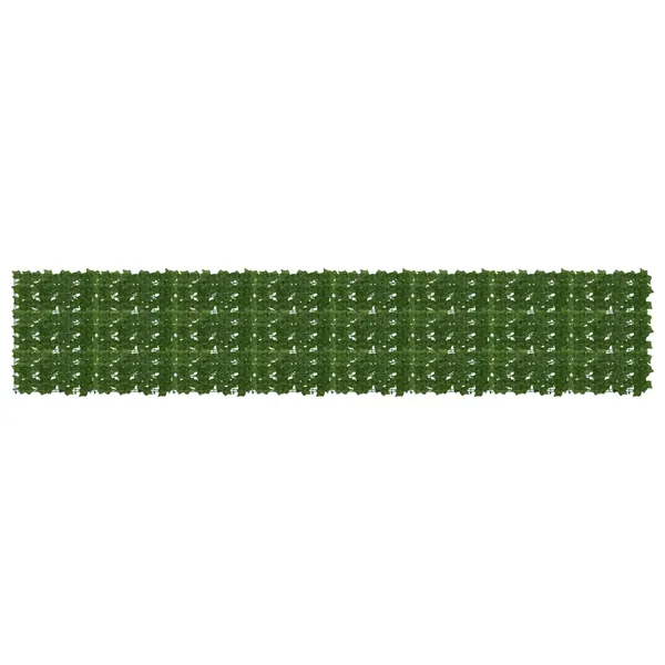 Écran de balcon avec feuilles Vert 400 x 75 cm